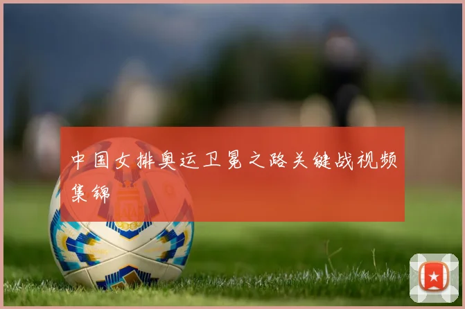 中国女排奥运卫冕之路关键战视频集锦